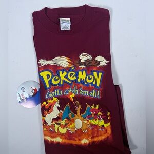 Pokemon Gotta Catch Em All T-Shirt Youth L Official Nintendo Vintage men’s S